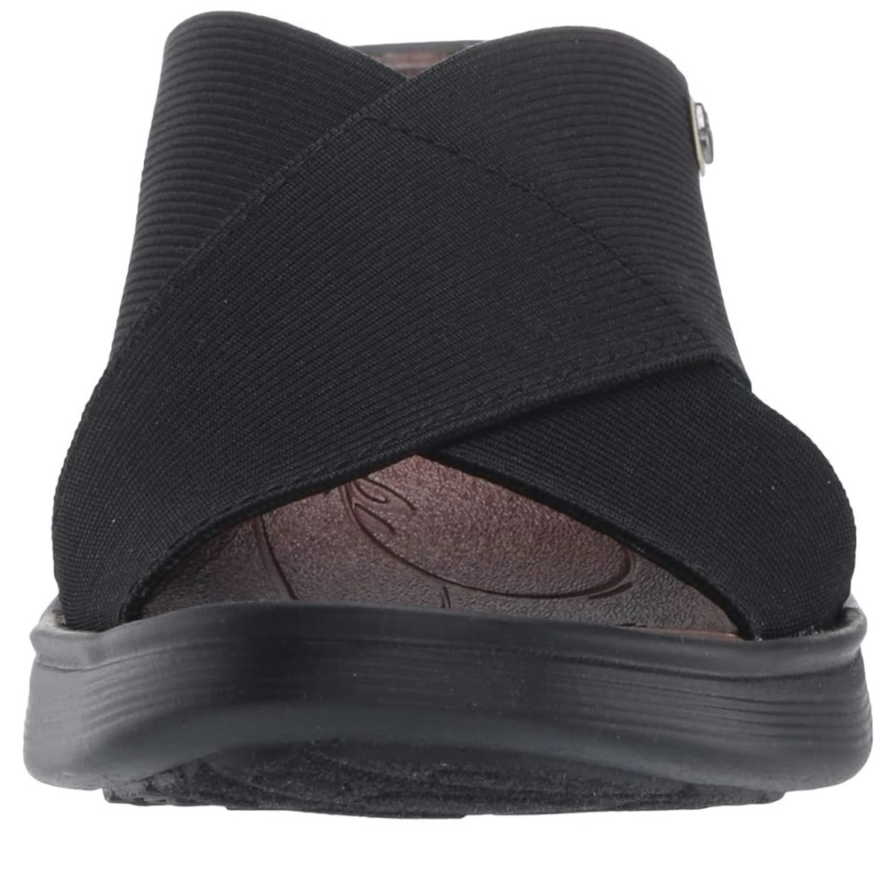 BZEES Desire Wedge Sandals in Black NIB - Size 8.5 Wide MSRP $ - Picture 9 of 13